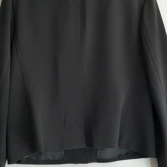 JONES NEW YORK Classic Neutral Button Down Blazer Jacket Black Sz 12 P - Picture 7 of 10